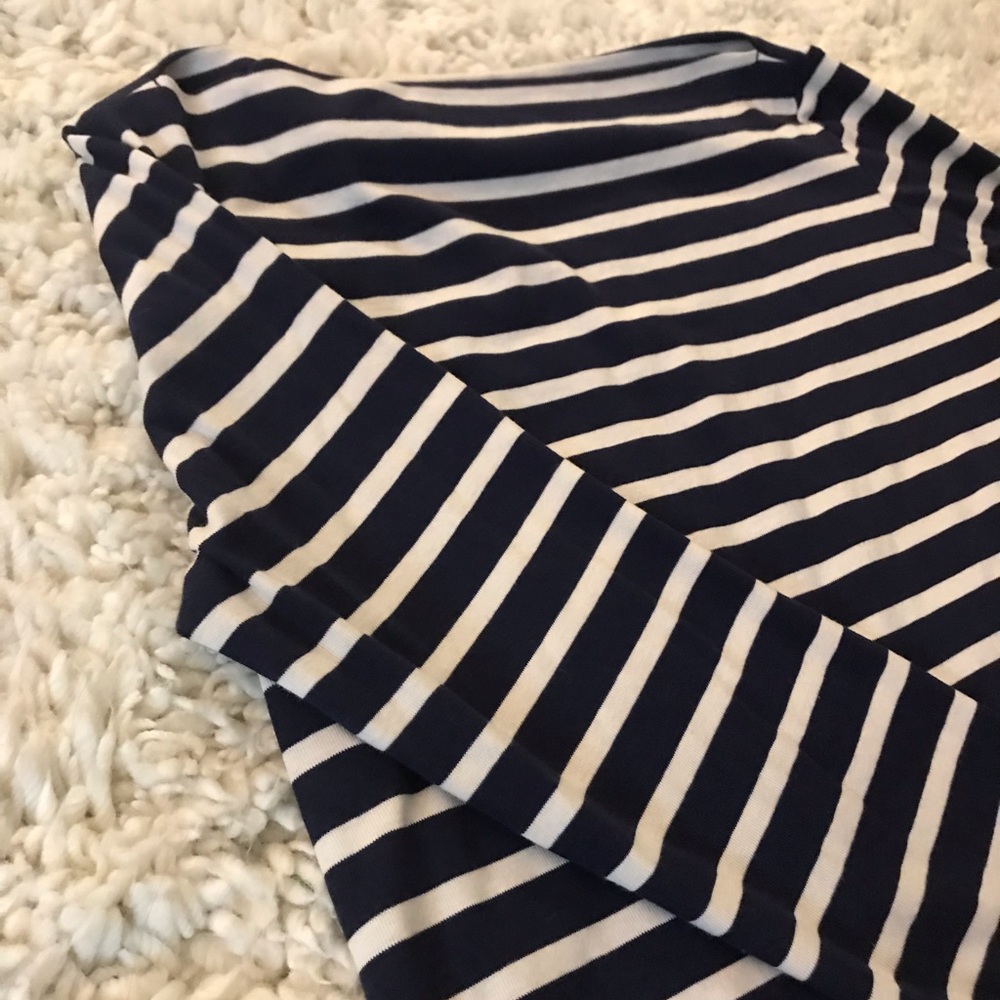 Old Navy Classic Striped 3/4 Sleeve Tee